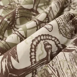 the souled store Sailor Wanderer Men and Boys Beige All Over Printed Regular Fit Cotton Boxer Shorts image 4