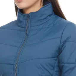 qube by fort collins Women's Nylon & Net Nylon Short Length Jacket image 3