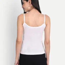 aimly Women's Regular Fit Cotton Camisole Slip Spaghetti | Combo Pack of 2 image 2