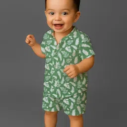 oasis hometex Oasis Baby 100% Cotton | Boy Baby Sets for 1 Year Old(6-12 Month) -Pack of 4 set image 3