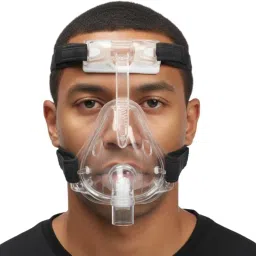 MDSS™ Professional Full Face CPAP Mask with Silicone Cushion & Adjustable Headgear | Compatible with All CPAP/BiPAP Devices | Anti-Leak Design for Sleep Apnea Relief (Full face, Large) image 1