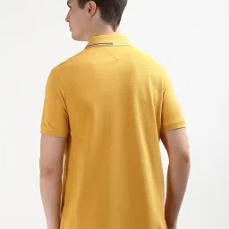 tommy hilfiger Solid Regular-Fit Cotton Polo T-Shirt image 5