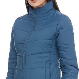 qube by fort collins Women's Nylon & Net Nylon Short Length Jacket image 2