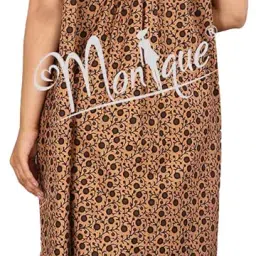 monique Monqiue Women's Cotton Nighty for Women Long Maxi Night Gown Nighty Dress Stylish Super Soft Comfortable image 3