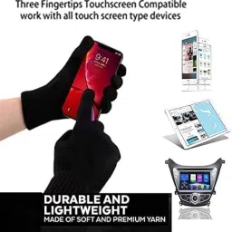 cirvex Winter Cap, Winter Scarf And Cap, Wool Beanie Cap & Muffler for Mens & Women, Winter Woolen Cap with Neck Muffler for Men & Women, Soft Warm Fleece Lined Beanie Hat and Scarf Set (Multicolor) image 3