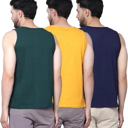 teex Designer Men Vest Versatile Cotton Sando/Baniyan/Ganji for Boys - Perfect for Gym Workouts, Vacations, and Beaches image 2