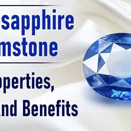 jagdamba gems Neelam Stone Original Certified Natural Blue Sapphire Gemstone 7.25 Ratti image 3