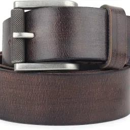 mahetri Retro Style Men's Leather Belt for Men (32-44 Waist) | Handcrafted Full Grain Vintage Style Leather Belt | Formal Casual Quality Material Buckle | Long Lasting Quality Belt image 5