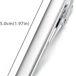 honey bear 3pcs Mens Tie Clip Set Tie Bar Normal Size 1.97inch for Wedding Business Shirt Gift 5cm image 2