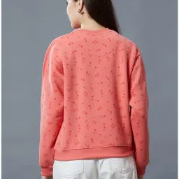 true shape Maternity Tops for Mothers with Zip | Stylish Printed Sweatshirt with Concealed YKK Zipper in Knitted Fleece for Pre & Post Pregnancy image 4