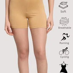 bodyfigure Women's Workout Yoga Athletic Running Dance Gym Shorts High Waist Cheerleader Volleyball Short Pants Skin image 1