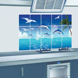 Jaamso Royals Printed Self-Adhesive Water Proof Heat Resistant Kitchen Wall Sticker-picture-49