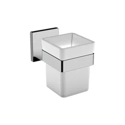 Viking 5-Piece Square Bath Accessories Set with Polished CP Finish - Complete your Bathroom Ensemble (soap dish, towel ring, tumbler holder, robe hook, and towel rail) Multifunctional Use image 2