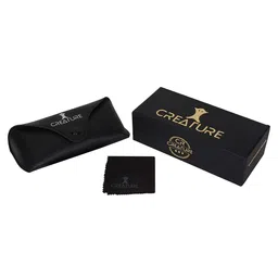 Creature Unisex Yellow Lens & Black Other Sunglasses with UV Protected Lens image 2