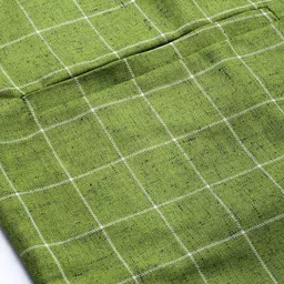 SOJANYA Men Mustard Yellow & Green Solid Kurta with Churidar & Nehru Jacket image 2