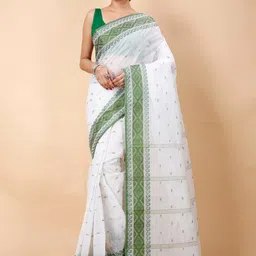 Ruuprekha Woven Design Ethnic Motifs Pure Cotton Saree-picture-26