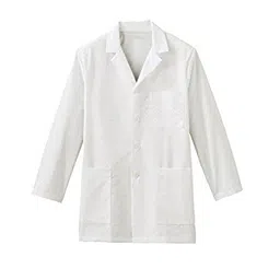 DRY DEAL Denim Lab Coat Unisex white coat (L) image 2