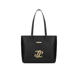 Lavie Signature Avon Black Solid Tote Bag image 1