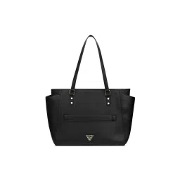 Lavie Signature Carmel Black Solid Tote Bag image 4