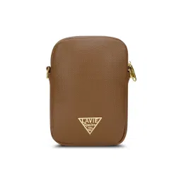 Lavie Signature Colourblock Berkly Tan Colorblock Sling Bag image 4