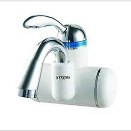 NEXOMS Instant Heating Water Tap Wall Mounted with 3 Pin Indian Plug (16Amp) image 1