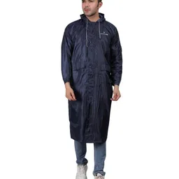 youth robe Premium Brand Men's Waterproof Tapping Raincoat Jacket with Carrying Pouch image 1