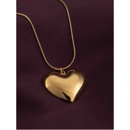 Palmonas 18K Gold Plated Heart Pendent Gold Chain Necklace Waterproof And Anti-Tarnish-picture-34