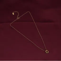 Palmonas Gold Interlock Chain Necklace-image-9