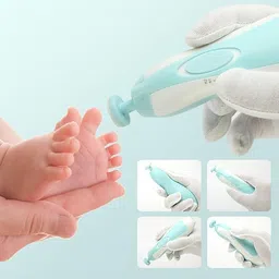 Pramit enterprise Baby Nail Clippers Baby Nail File Kit Additional Replacement Heads Newborn Toddler Toes and Fingernails Trim and Polis image 4