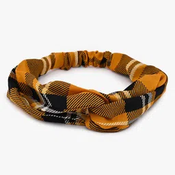 BuckleUp Women Checked Fabric Hairband-picture-48
