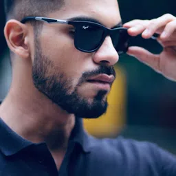 RESIST EYEWEAR Unisex Black Lens Wayfarer Sunglasses UV Protected Lens MARK BLACK BLACK-picture-26
