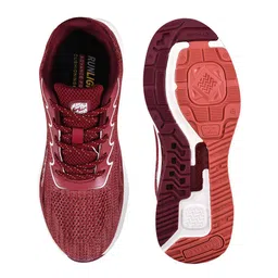 Campus Men Maroon Mesh Running Sports Shoes image 2