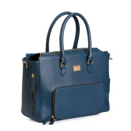 RASHKI JUNO - Women Teal Work Handbag bag with Detachable Shoulder Strap image 3