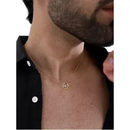 House of Seven Initial H Letter Necklace (Set of 2)-picture-24