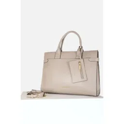 Van Heusen Women Casual Beige Solid Handbag with Detachable Strap-picture-37