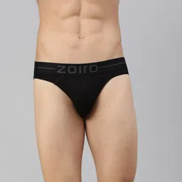 zoiro Men's Modal Soft Solid Brief image 5
