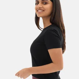 Blissclub The Last Tee Round Neck Durable Shape Retention Crop T-Shirt image 5