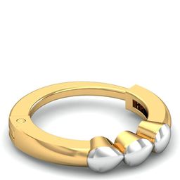 KUBERBOX Mystic 18KT Gold Nose Ring-0.68gm-image-29