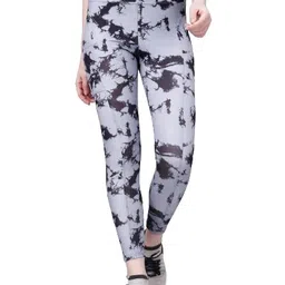 kashikay creation Women's High Rise Full Stretchable Ankle Length Digital Printed Slim Fit Yoga Workout Gym Tights with Pockets | Yoga Pants | Leggings for Women image 1