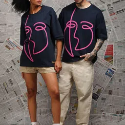 Stormborn Unisex Graphic Printed Drop Shoulder Pure Cotton Oversized T-shirt-picture-28