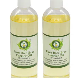 R V Essential Set Of 2 Pure Rice Bran Alochol Free Carrier Oil - 100 ml Each-picture-19