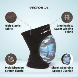 Vector X Camo Moulded Knee Pad image 2
