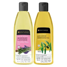 Soulflower Ayurvedic Anti-Hair Fall Bhringraj & Rosemary Lavender Healthy Hair Oil Combo-picture-13