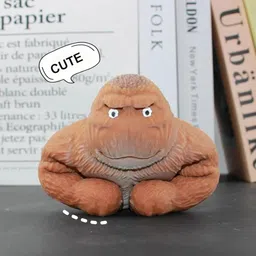 AGC Stress Anxiety Relief Toy Squishy Monkey Stretch Gorilla Figure Squishy Monkeys Perfect to Squeeze for Stress Relief Gorilla Action Figure for Kids Child Boys Girls (Pack of 1) (Random Color) image 5