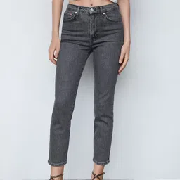 MANGO Women Slim Fit High-Rise Stretchable Jeans-image-58