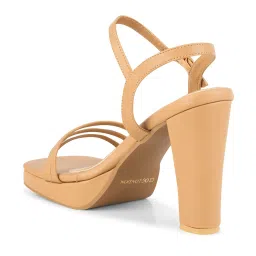 CLOG LONDON Beige Womens Sandals Heels image 2