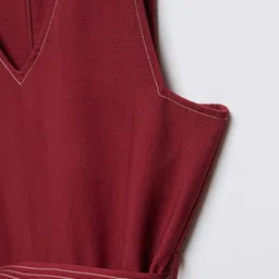 MANGO Sleeveless Belted Basic Jumpsuit image 4