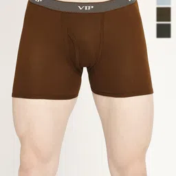 VIP Men Solid Breathability 4 Pcs Cotton Short Trunks VP-MI-TR-FRESH-10P-PO4-80 image 1
