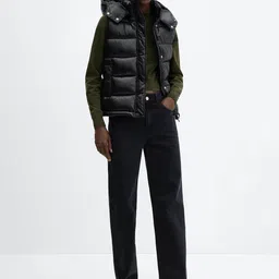 MANGO Water-Repellent Puffer Gilet Jacket image 2