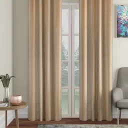 hosta homes Set of 2 Eyelet Long Door Curtains image 1
